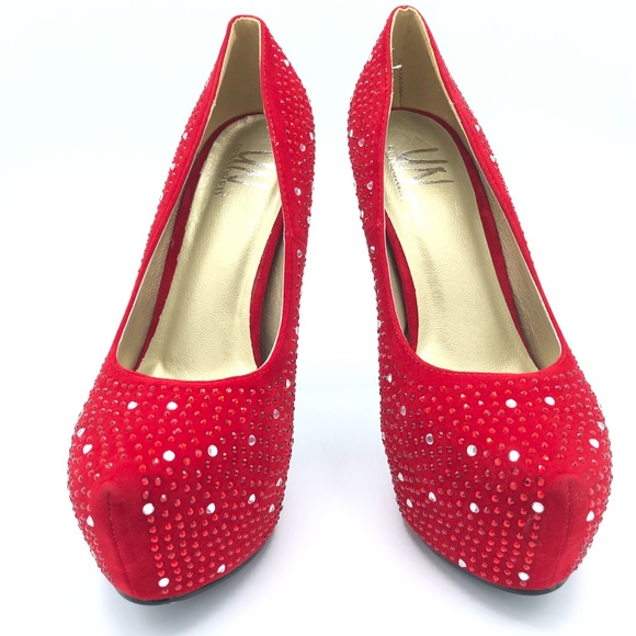 Red High Heels Size 8 - Red - Picture 8 of 10